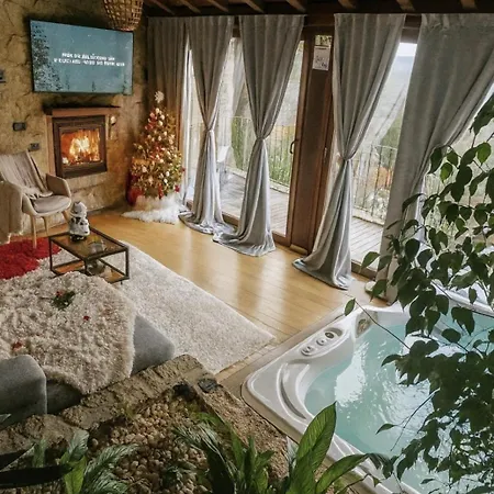 假日公园 Casa Favo De Mel - Lareira & Jacuzzi Privado - Piscina 阿尔库什迪瓦尔德维什